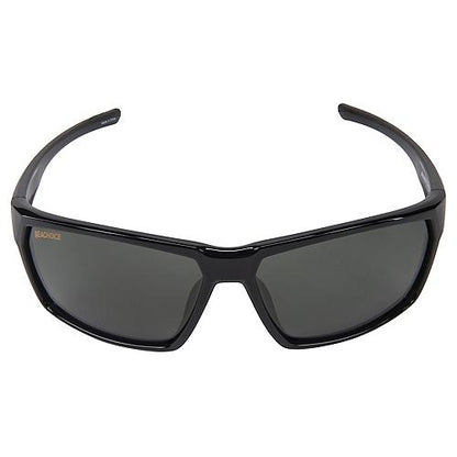 Seachoice 98812 "Sentry" Polarized Sunglasses, Frame: Shiny Black, Lens: Grey