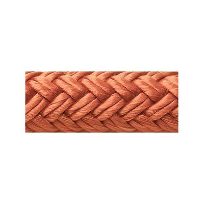Seachoice Double-Braid Nylon Dock Line w/ Eye Splice, Pre-Shrunk, Heat Stabilized, 1/2 In. X 20 Ft., Red