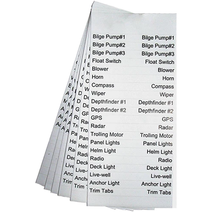 Seasense Waterproof Cable Lables (Close out)