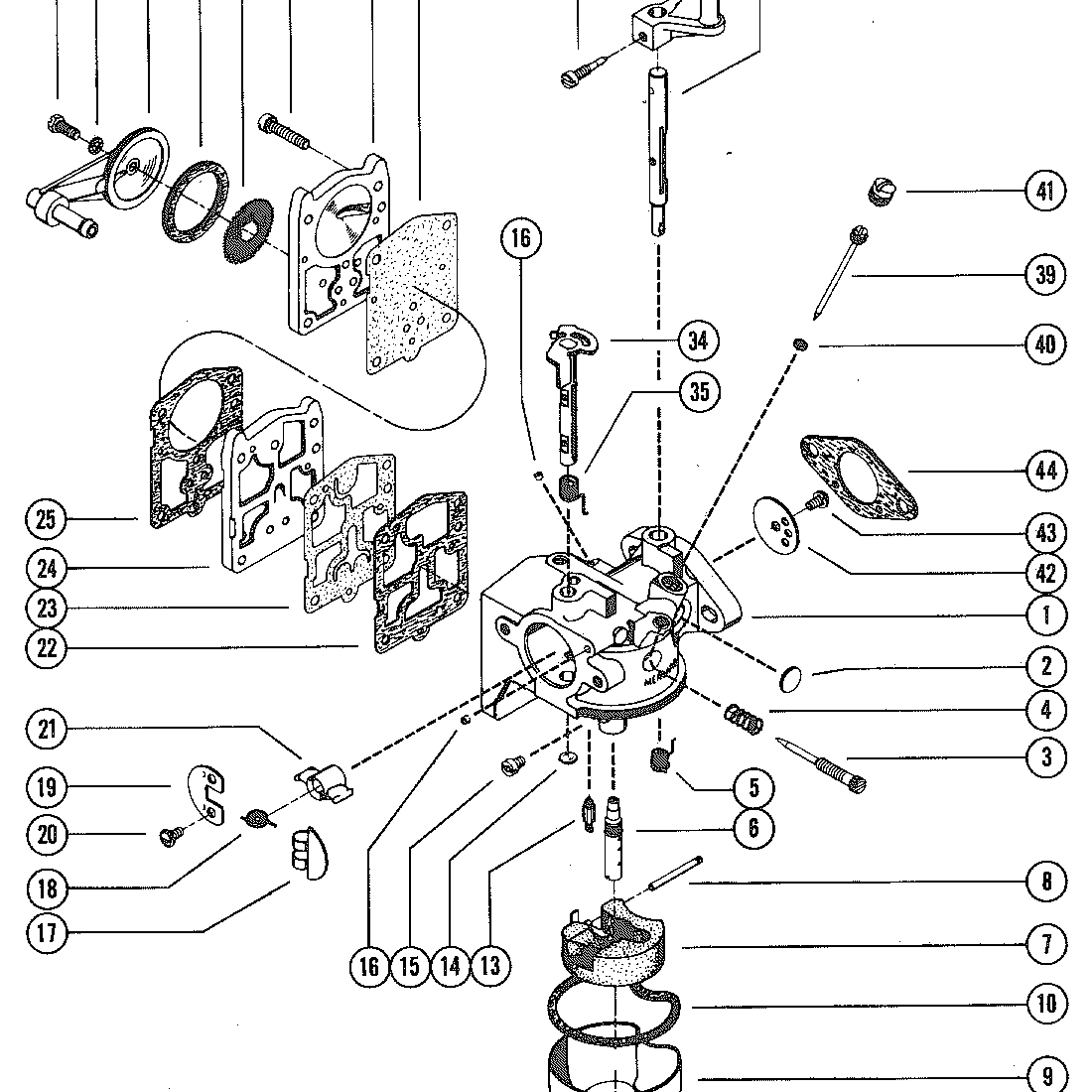 Diaphragm Kit, Quicksilver 1399-5137