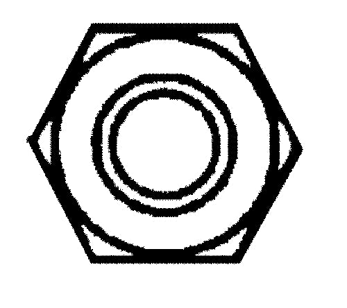 Hex Nut, #10-24, Stainless Steel, 4-1871