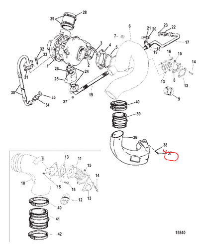 Screw, Quicksilver 58640