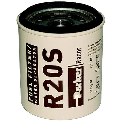 Racor R20S Replacement Element for Diesel Spin-On Fuel/Water Separators