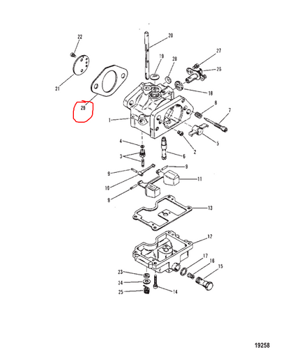 Gasket-Carb, Aqua Power 627