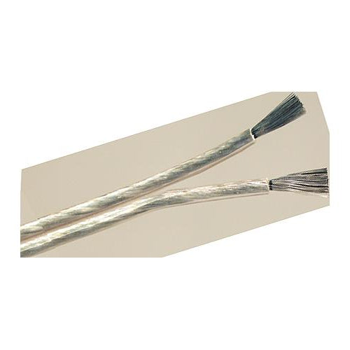 Ancor Tinned Copper Super Flex Audio Cable, 18 AWG, Clear