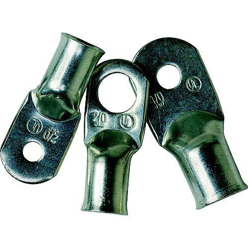 Ancor 252264 Marine Grade® Tinned Battery Lugs, 1/4" Fastener, #2 Cable, 2/Pk