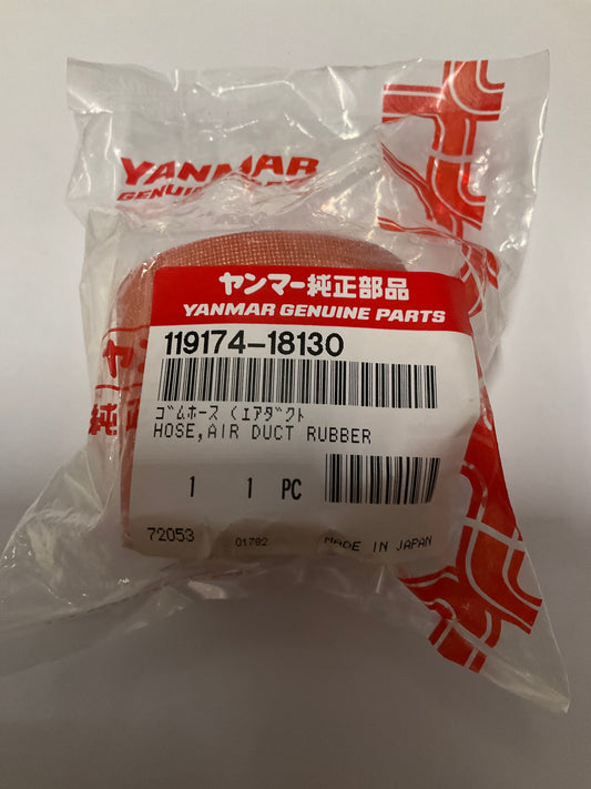 Yanmar 119174-18130 Hose, Air Duct Rubber (NOS)