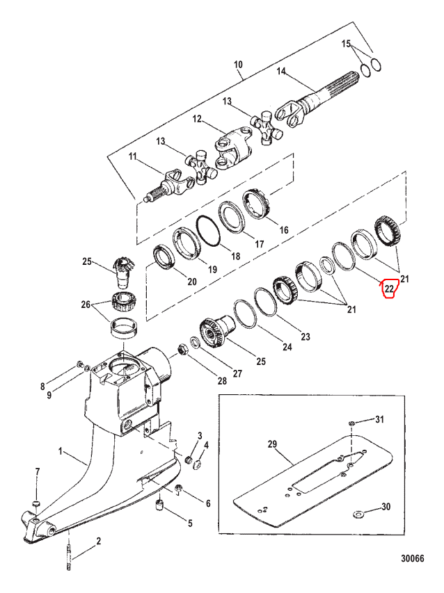 Spacer, Quicksilver 66824
