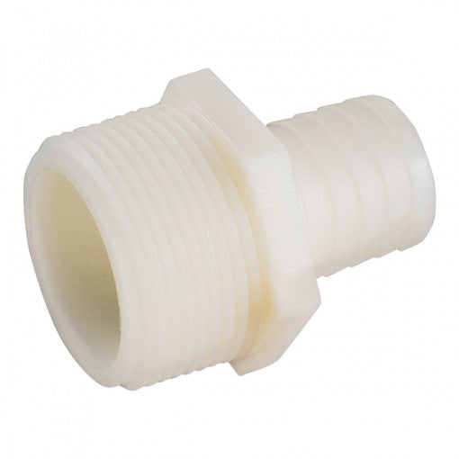 3/4" Male x 3/4" hose, nylon