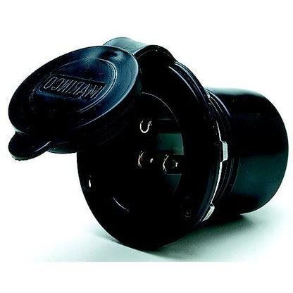Marinco 15A or 20A 125V Straight Blade Hard Wired Charger Inlet