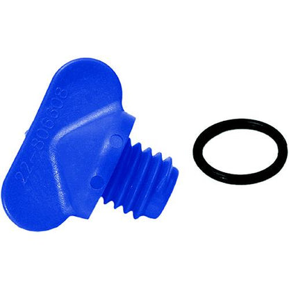 Drain Plug, Blue Plastic, Quicksilver 8M0119211