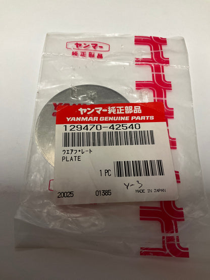 Yanmar 129470-42540 Plate