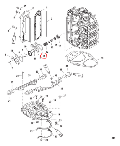 Gasket, Quicksilver 78690002