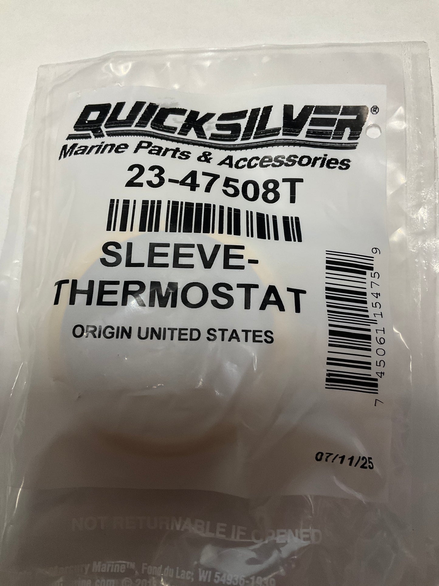 Quicksilver 23-47508T Thermostat Sleeve