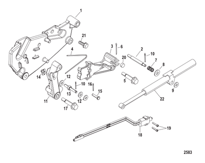 Spring Guide Assy, Quicksilver 813995A1