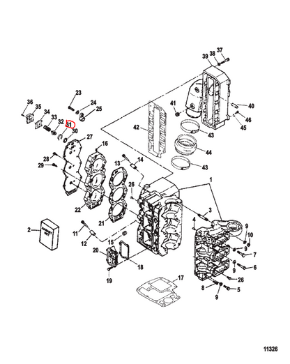 Spacer, T-Stat, Quicksilver 8283111
