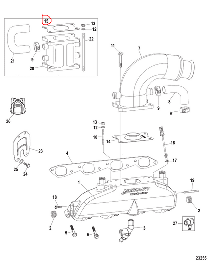 Elbow Gasket, Quicksilver 862356