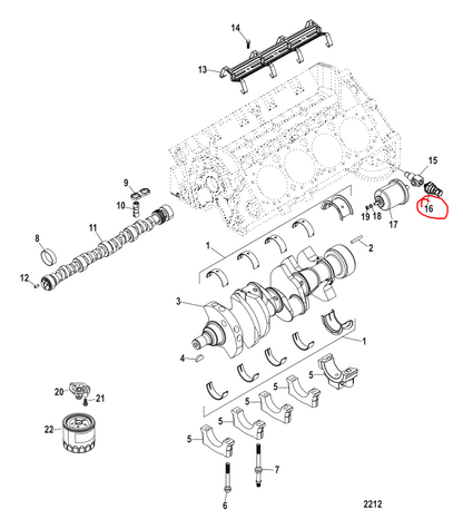 OIL PERSSURE SWITCH, Quicksilver 864252