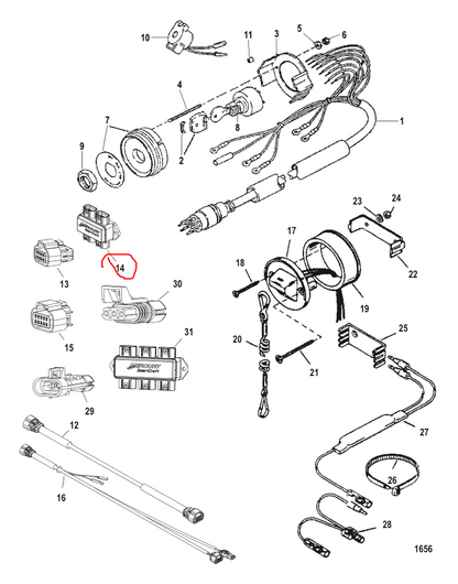 Junction Box 4-Way, Smartcraft 878492T4