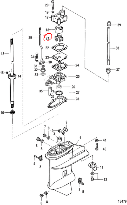 Nissan/Tohatsu Impeller, Sierra 18-8920