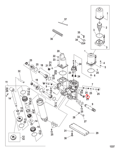 Kit, Relief Valve, Quicksilver 89329A01