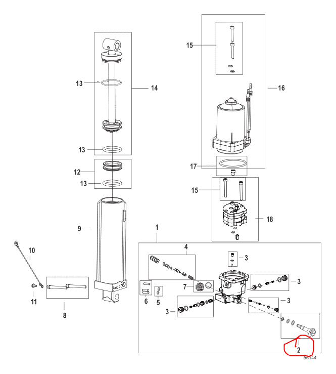 Kit, Relief Valve, Quicksilver 89329A01