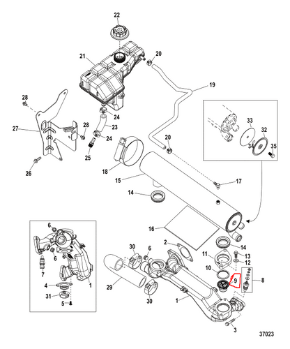 Thermostat, Quicksilver 8M0076464