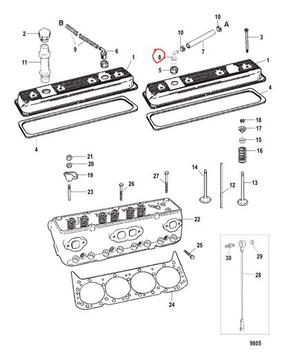 Valve-PCV, Quicksilver 8M2017060
