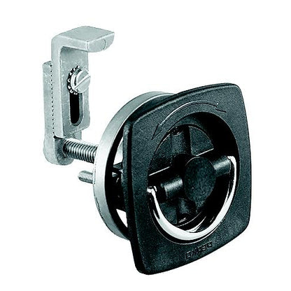 2-1/2X2-1/2 Black Flush Latch, Perko 0932DP1BLK