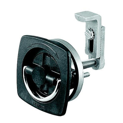 2-1/2X2-1/2 Black Flush Latch, Perko 0932DP1BLK
