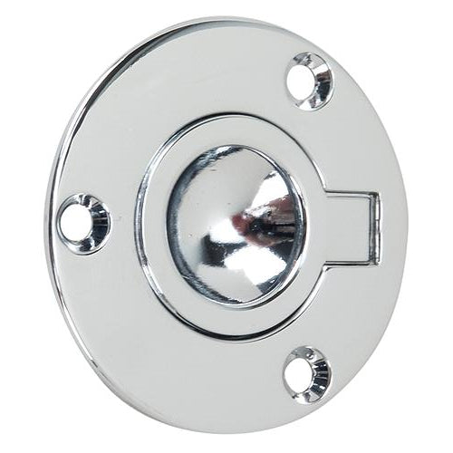 Flush Round Ring Pull 1-5/8, Perko 1232DP1CHR