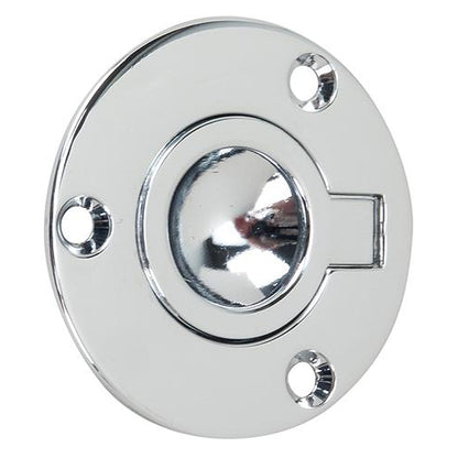 Flush Round Ring Pull 1-5/8, Perko 1232DP1CHR