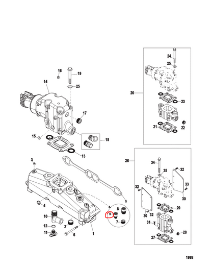 Connector, Quicksilver 93190