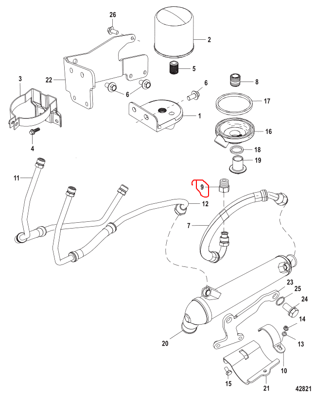 Connector, Quicksilver 93190