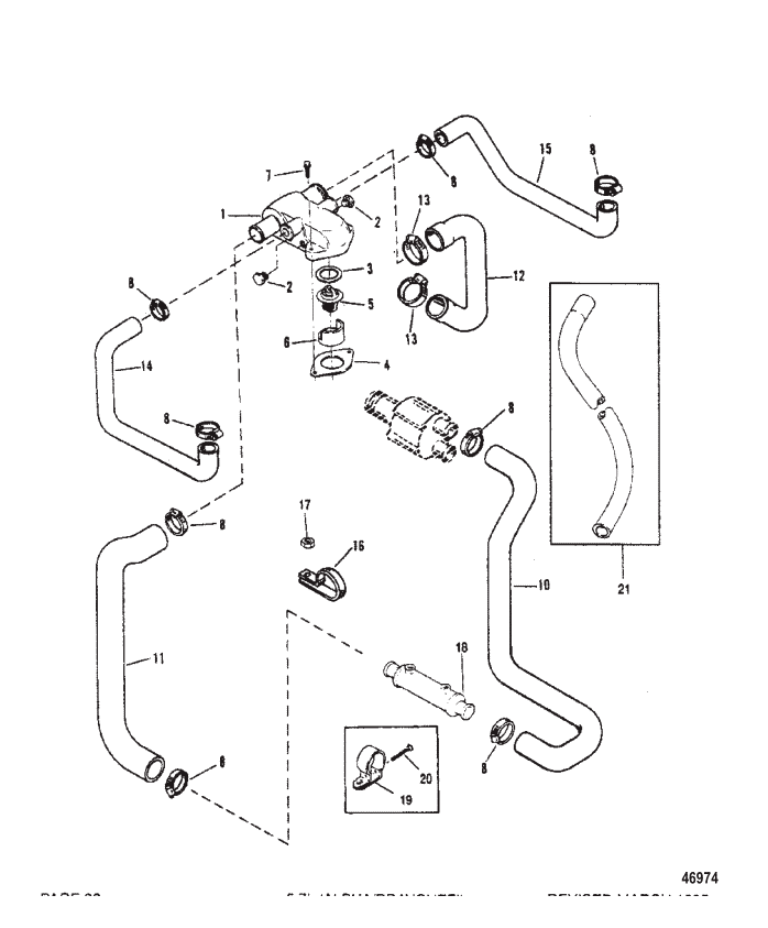 Power Steering Oil Cooler, Quicksilver 99356A2
