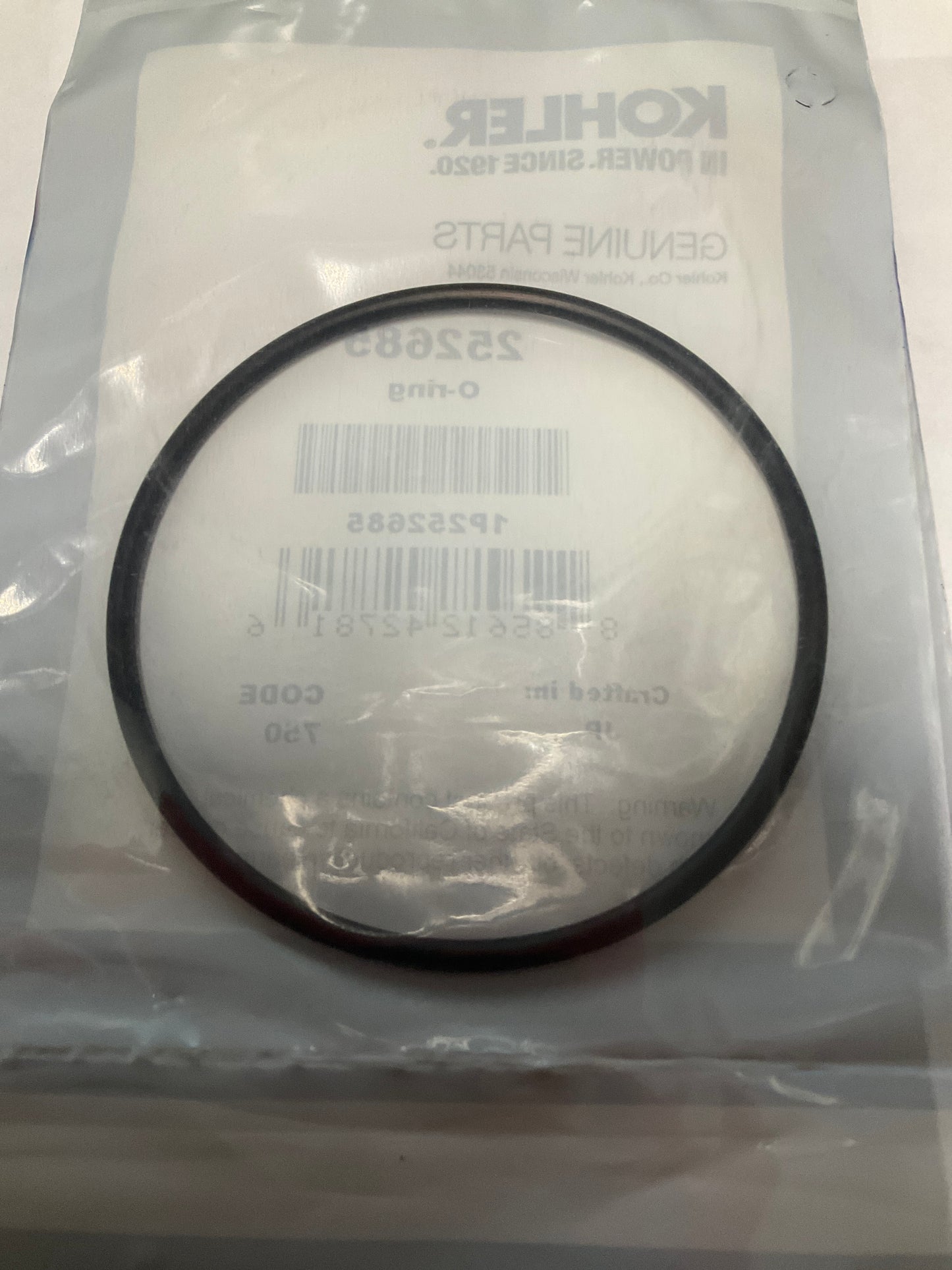 End cap o-ring