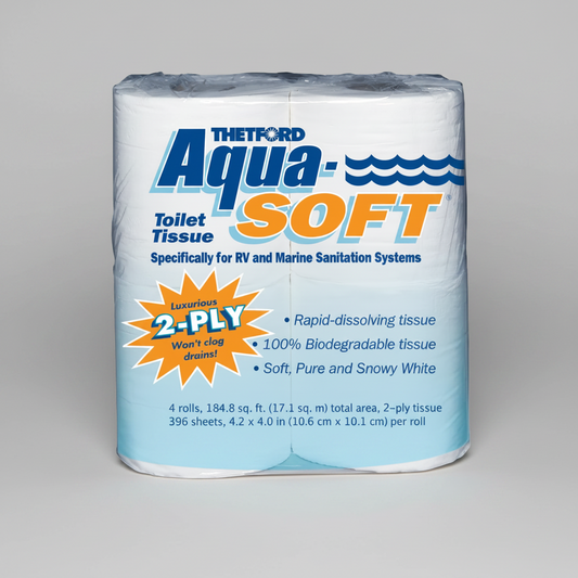 Thetford 03300 Aqua Soft 2-Ply Toilet Tissue-Toilet Paper