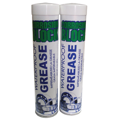 Corrosion Block High Performance Waterproof Grease - (2) 3oz Cartridges