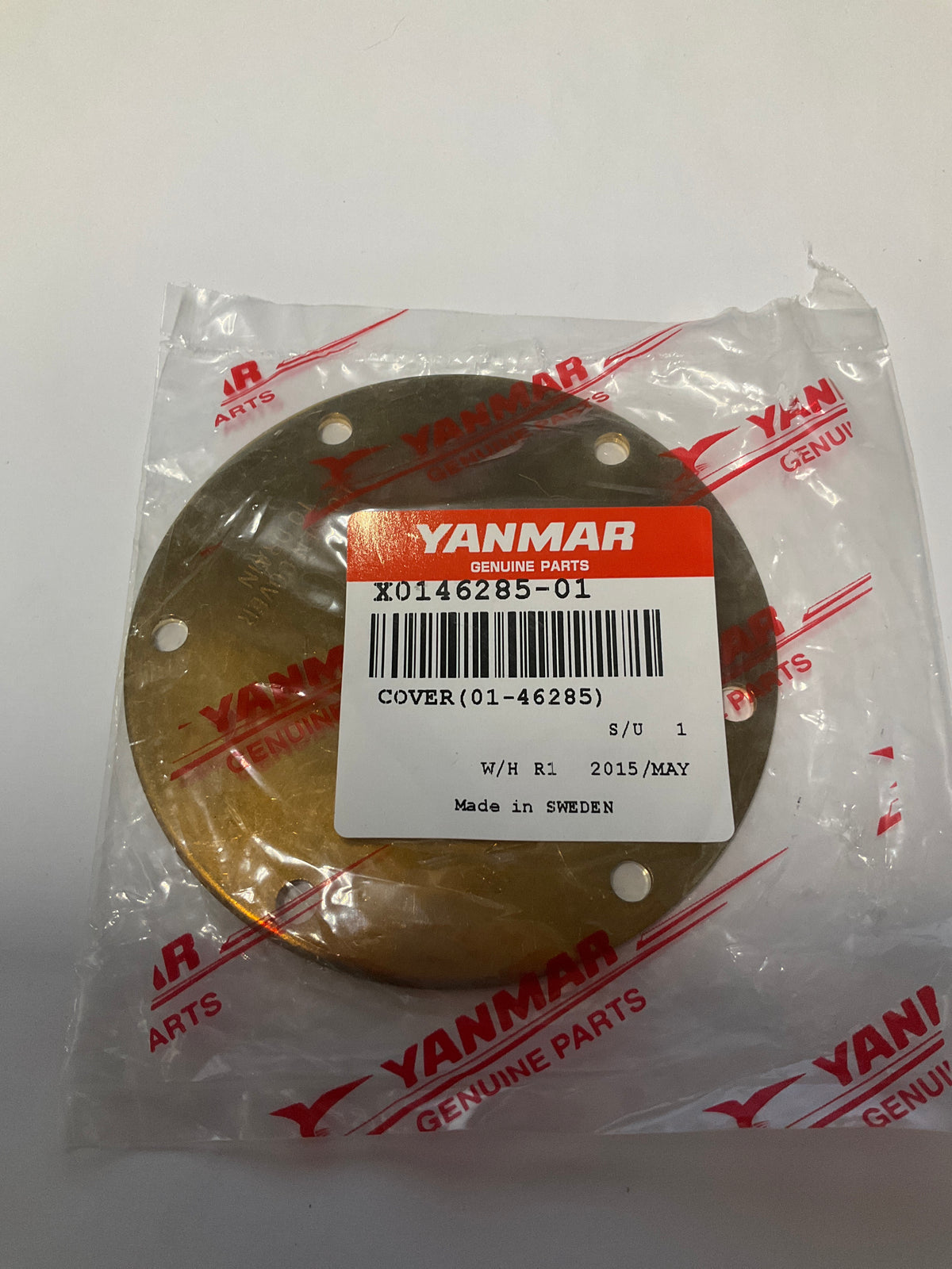 Yanmar X0146285-01 Pump Cover Plate