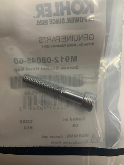 Kohler M912-08045-60 Screw, Socket Head Cap
