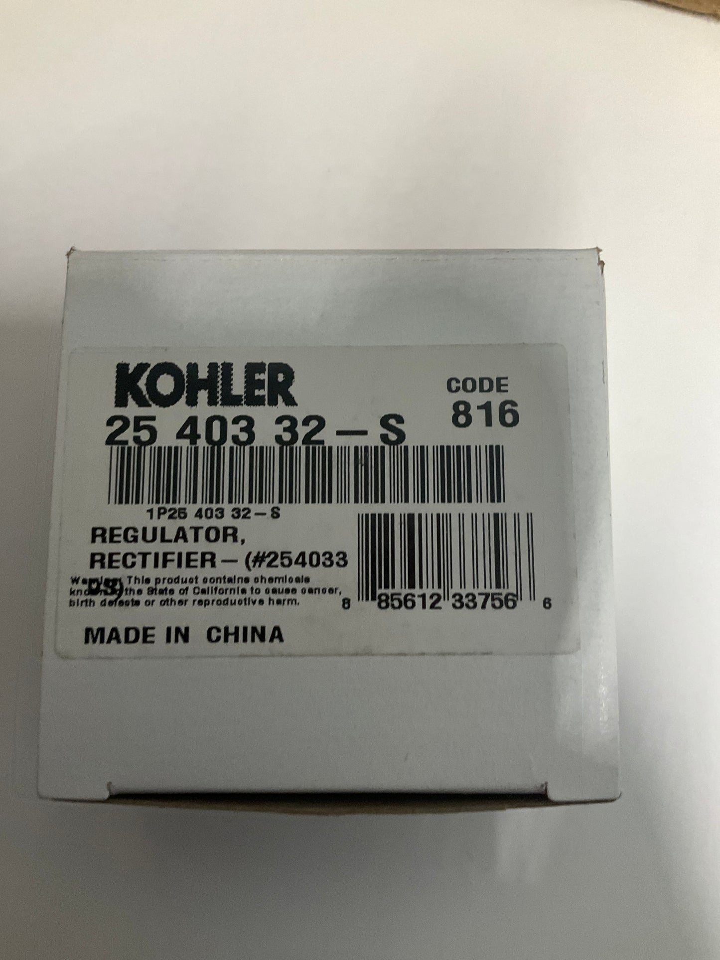 Kohler 25 403 32-S Regulator Rectifier