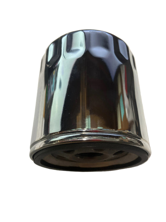 EAOM137C CHROME MOTORCYCLE OIL FILTER (Discontinued by AMSOIL)