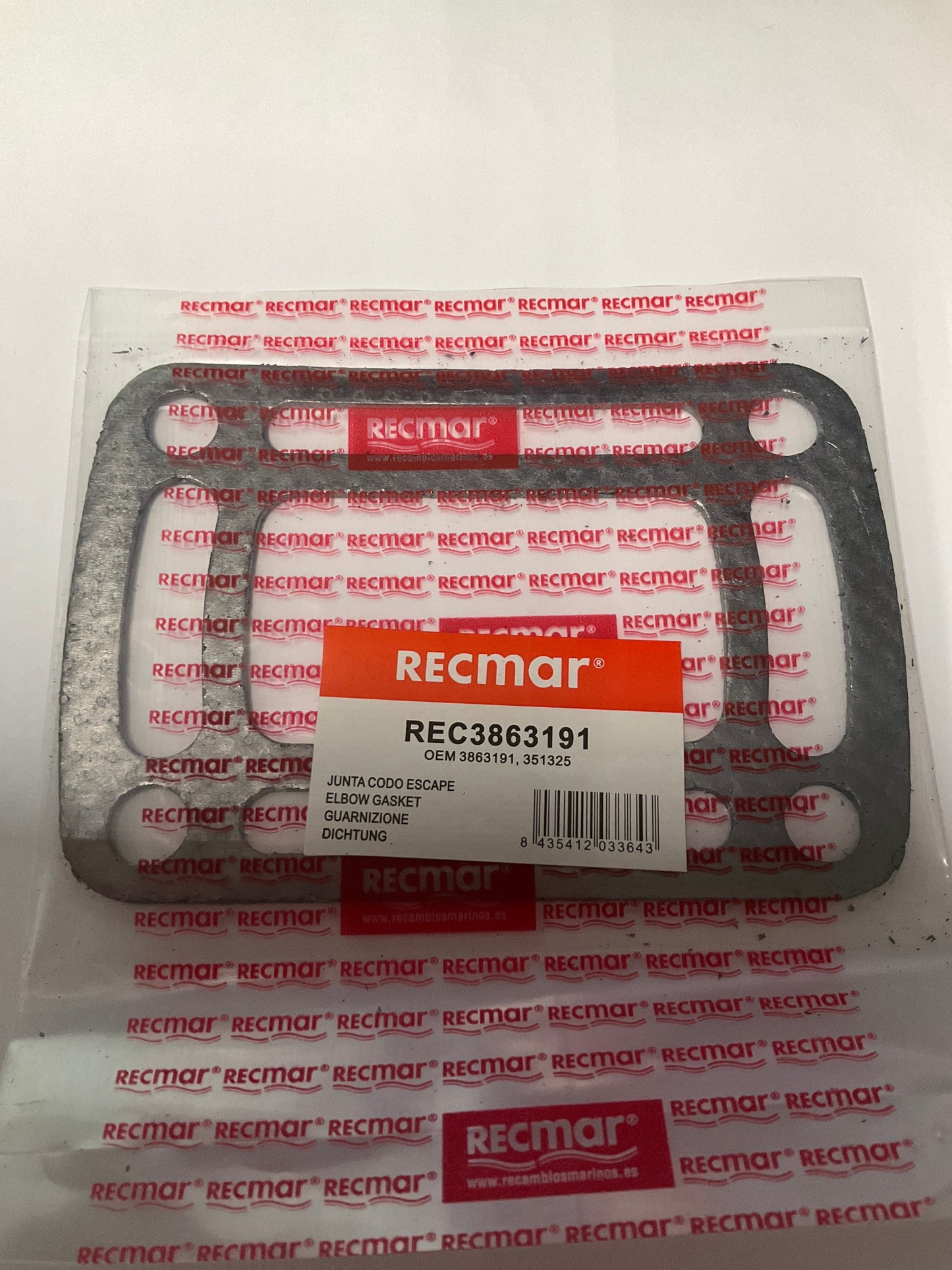 RECMAR REC3863191 Riser gasket