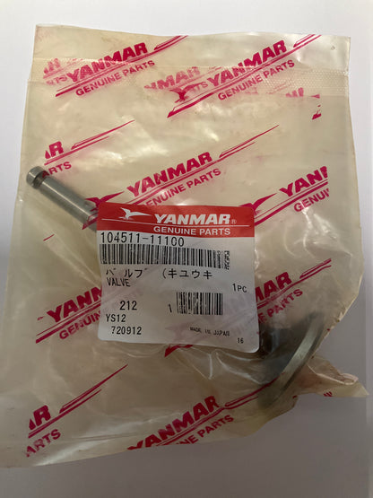 Yanmar 104511-11100 intake valve (NOS/Closeout)