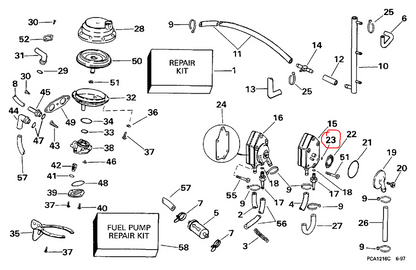 O-Ring, OMC 324660, (NOS)