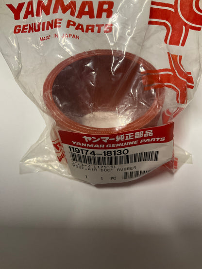 Yanmar 119174-18130 Hose, Air Duct Rubber (NOS)