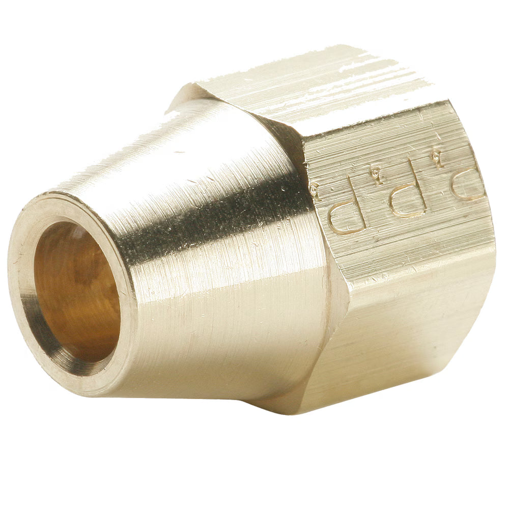 Flare Nut, 45deg, 1/2" Short Nut, Brass