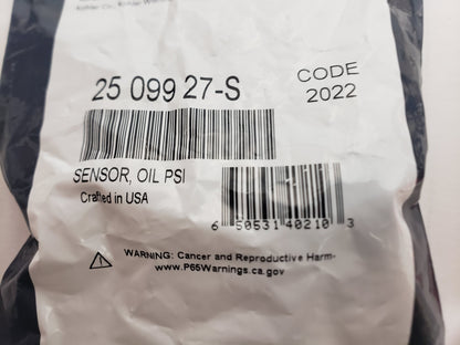 Kohler 25 099 27-S OEM Oil Pressure Sensor