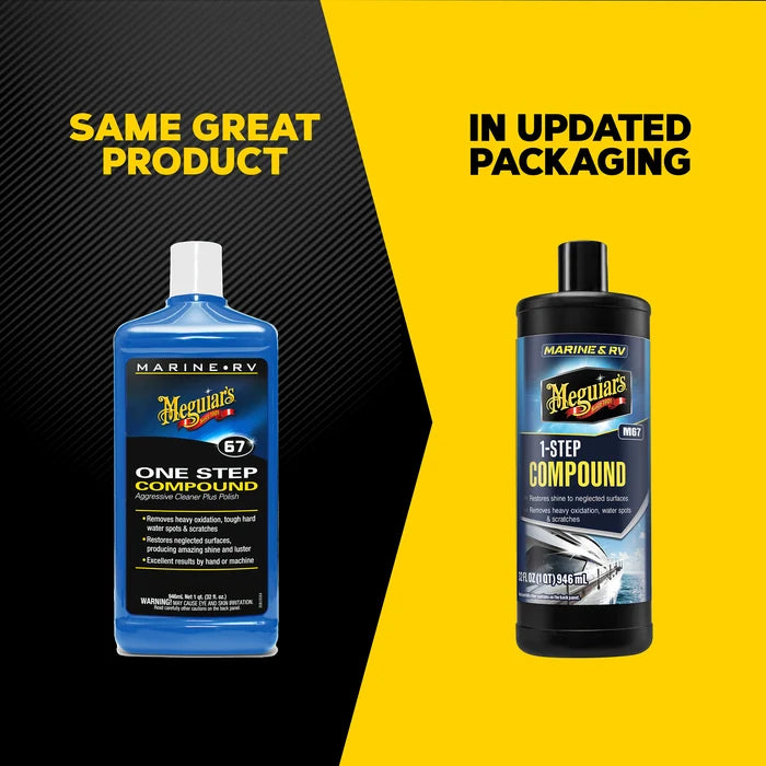 Meguiar's M6732 One Step Compound #67, 32 oz.