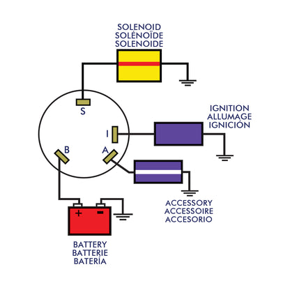 Ignition Switch - 4 Position Conventional